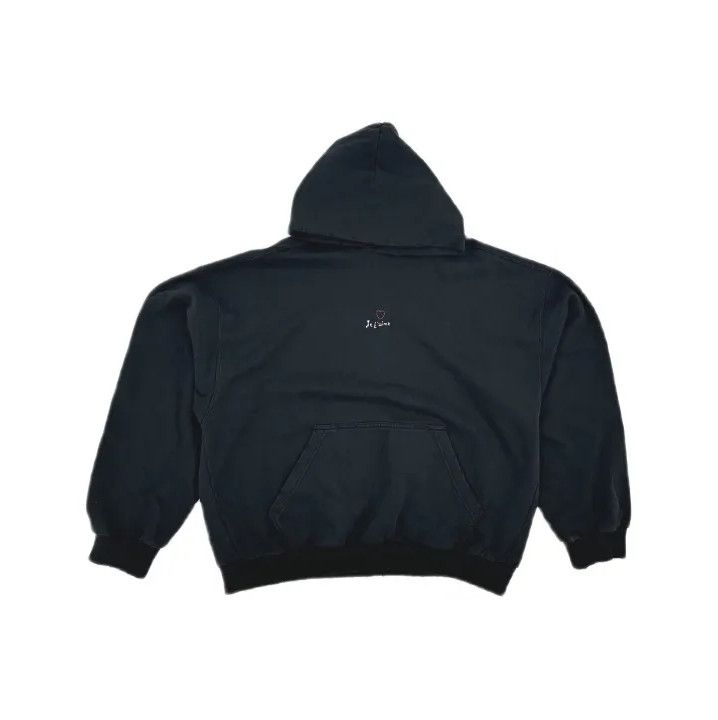 Balenciaga Balenciaga Black Logo Embroidered Long Sleeve Hoodie Size US XS / EU 42 / 0 - 2 Thumbnail