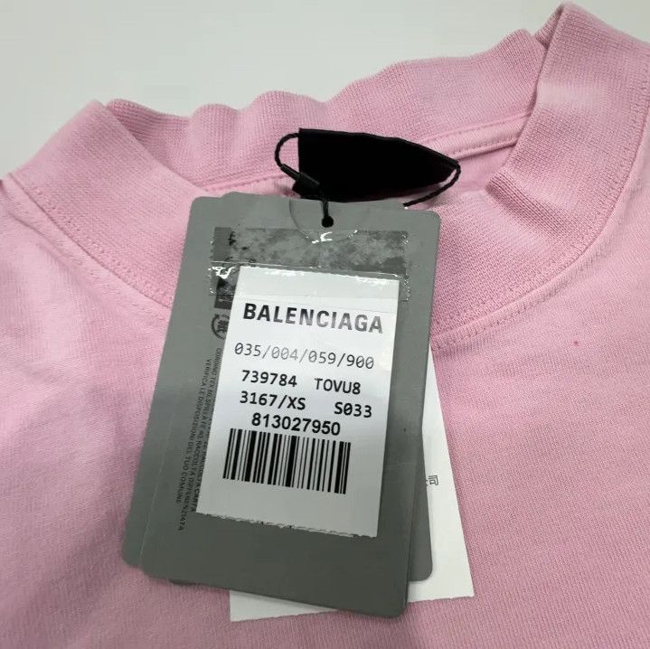 Balenciaga Balenciaga Pink Short Sleeve T-Shirt for All Size US XS / EU 42 / 0 - 4 Thumbnail