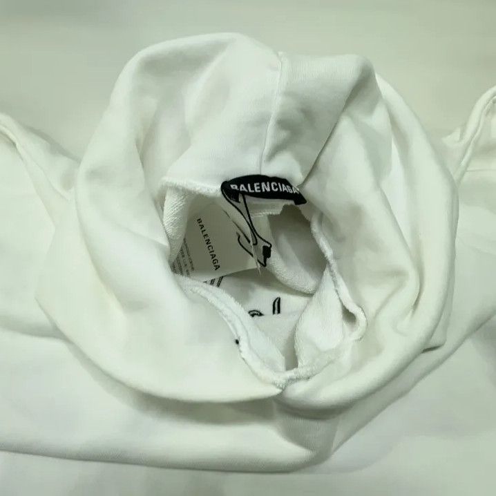 Balenciaga Balenciaga Unisex White Long Sleeve Sweatshirt Size US XXS / EU 40 - 11 Thumbnail