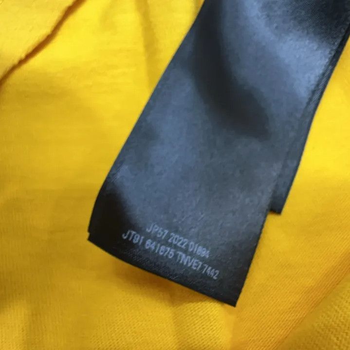 Balenciaga Balenciaga Yellow Logo Print Short Sleeve T-Shirt Size US S / EU 44-46 / 1 - 5 Thumbnail