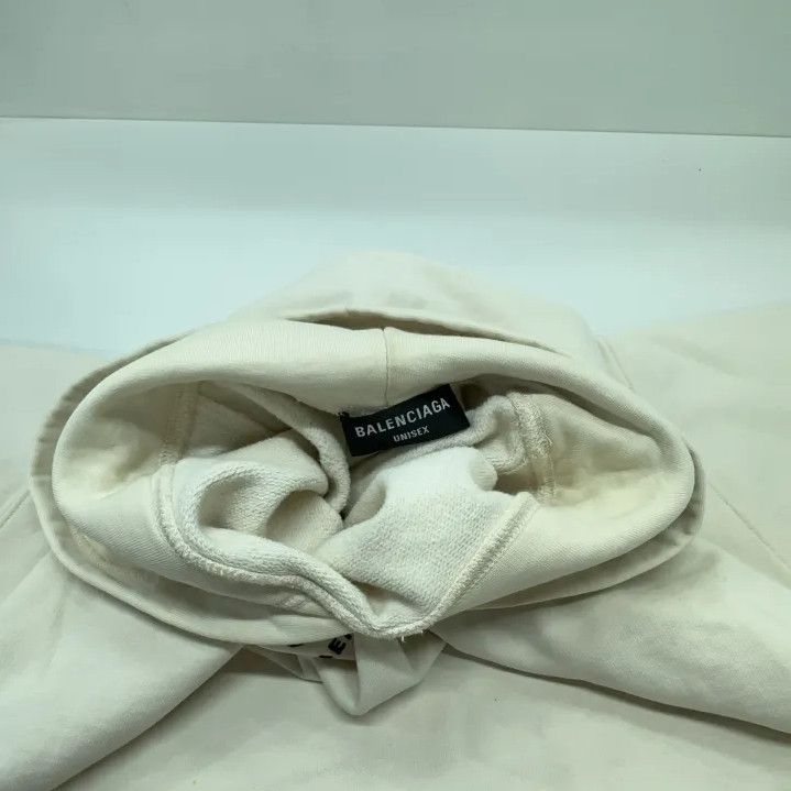 Balenciaga Balenciaga White Unity Print Hoodie for Men Size US M / EU 48-50 / 2 - 8 Thumbnail