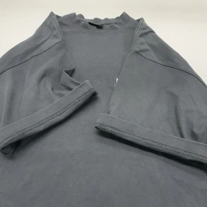 Balenciaga Balenciaga SS22 Men’s Gray Logo Embroidered T-Shirt Size US S / EU 44-46 / 1 - 12 Thumbnail
