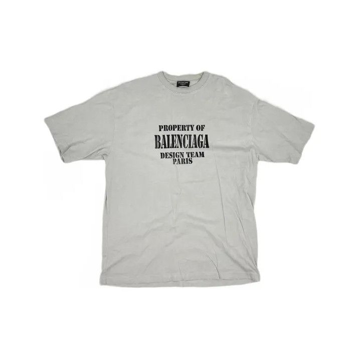 Balenciaga Balenciaga Design Team Logo Print Short Sleeve T-Shirt Size US L / EU 52-54 / 3 - 2 Thumbnail