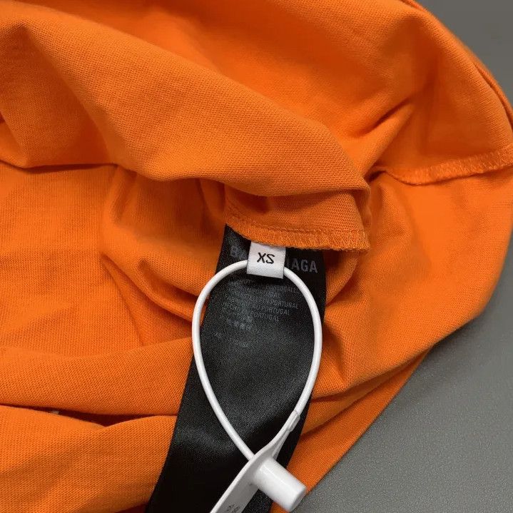 Balenciaga Balenciaga Orange Logo Short Sleeve T-Shirt Size US XS / EU 42 / 0 - 4 Thumbnail