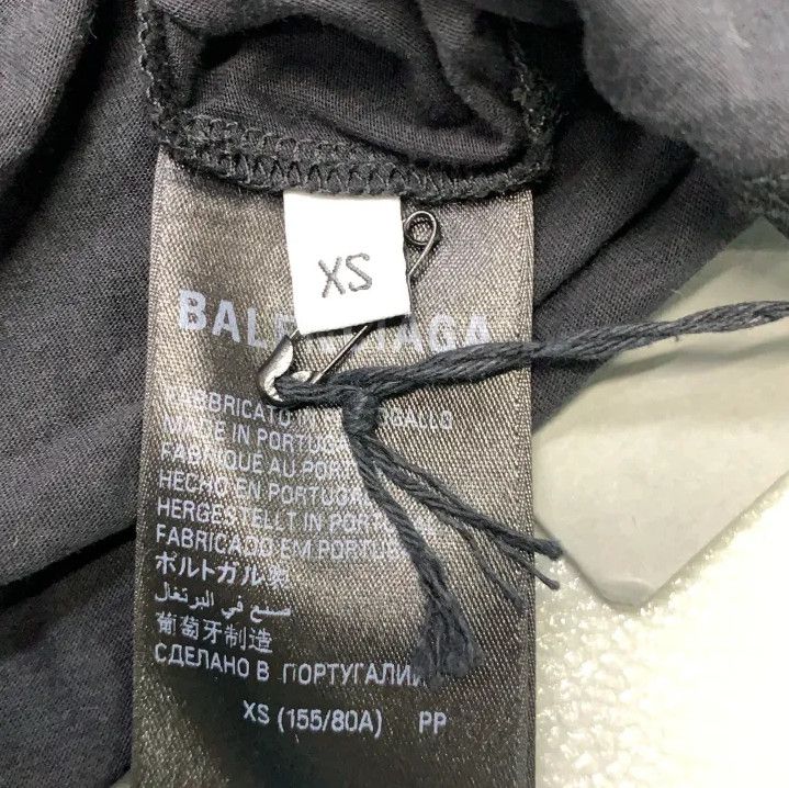 Balenciaga Balenciaga Black Short Sleeve T-Shirt for Men Size US XS / EU 42 / 0 - 4 Thumbnail