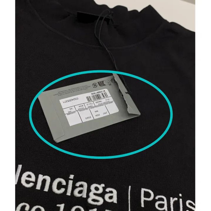 Balenciaga Balenciaga Logo Print Short Sleeve T-Shirt Size US XS / EU 42 / 0 - 4 Thumbnail