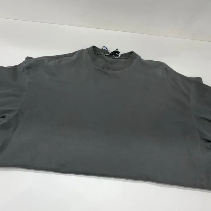 Balenciaga Balenciaga Grey Short Sleeve Logo T-Shirt Size US S / EU 44-46 / 1 - 7 Thumbnail