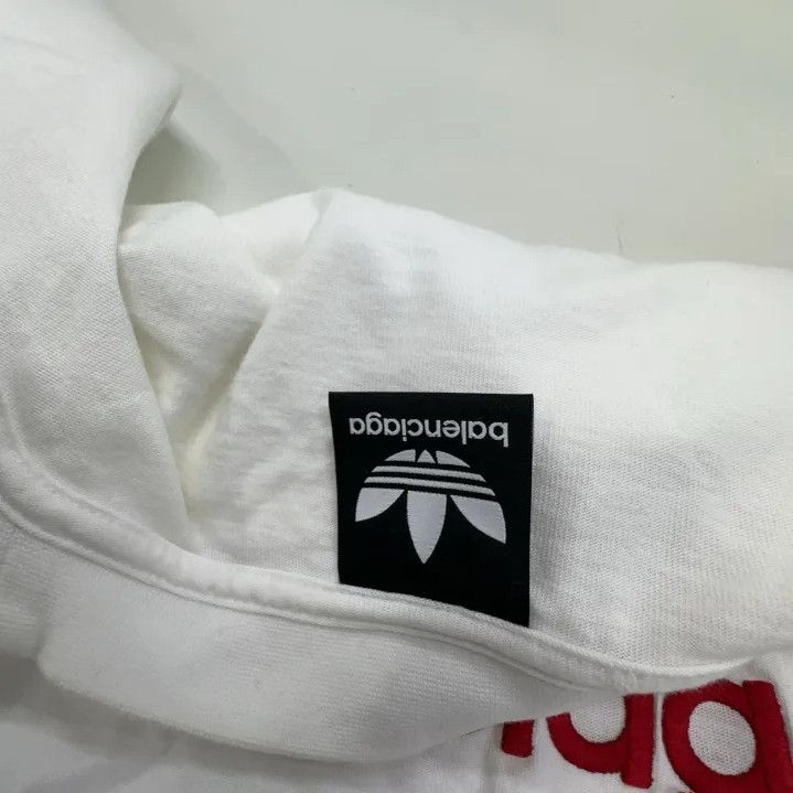 Balenciaga Balenciaga x adidas Logo Embroidered Short Sleeve T-Shirt Size US L / EU 52-54 / 3 - 6 Thumbnail