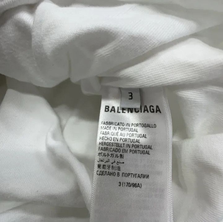 Balenciaga Balenciaga x adidas Logo Embroidered Short Sleeve T-Shirt Size US L / EU 52-54 / 3 - 5 Thumbnail
