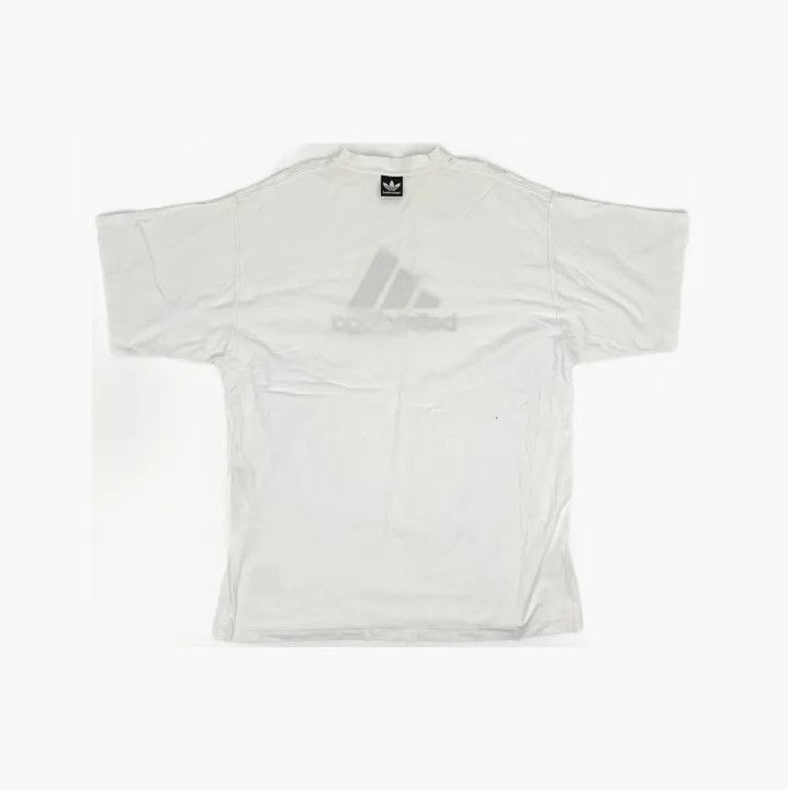 Balenciaga Balenciaga x adidas Logo Embroidered Short Sleeve T-Shirt Size US L / EU 52-54 / 3 - 3 Thumbnail