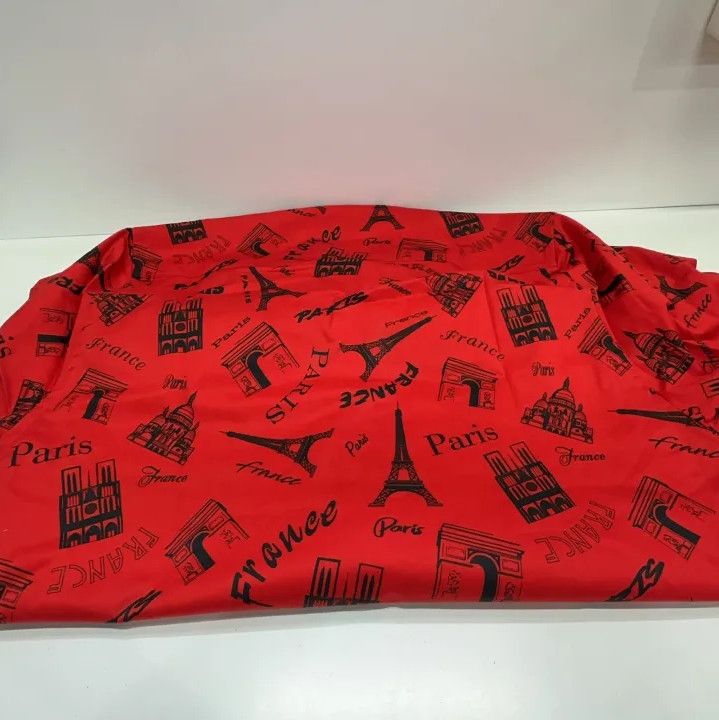 Balenciaga Balenciaga Classic Red Print Short Sleeve Shirt Size US M / EU 48-50 / 2 - 8 Thumbnail