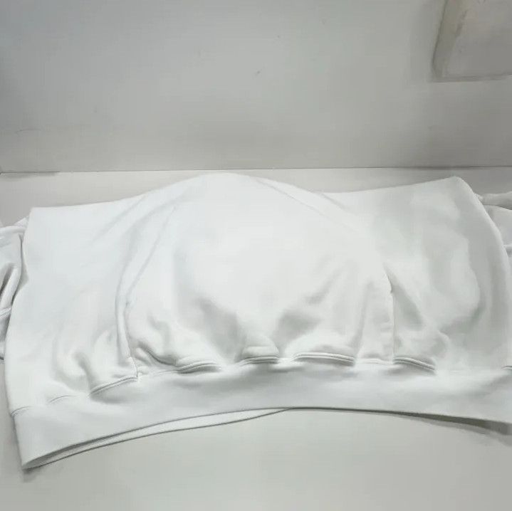 Balenciaga Balenciaga White Printed Long Sleeve Hoodie Size US XS / EU 42 / 0 - 9 Thumbnail