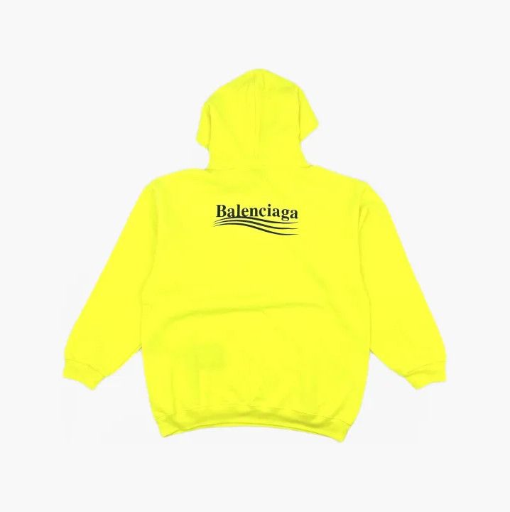 Balenciaga Balenciaga Neon Yellow Logo Long Sleeve Sweatshirt Size US M / EU 48-50 / 2 - 3 Thumbnail