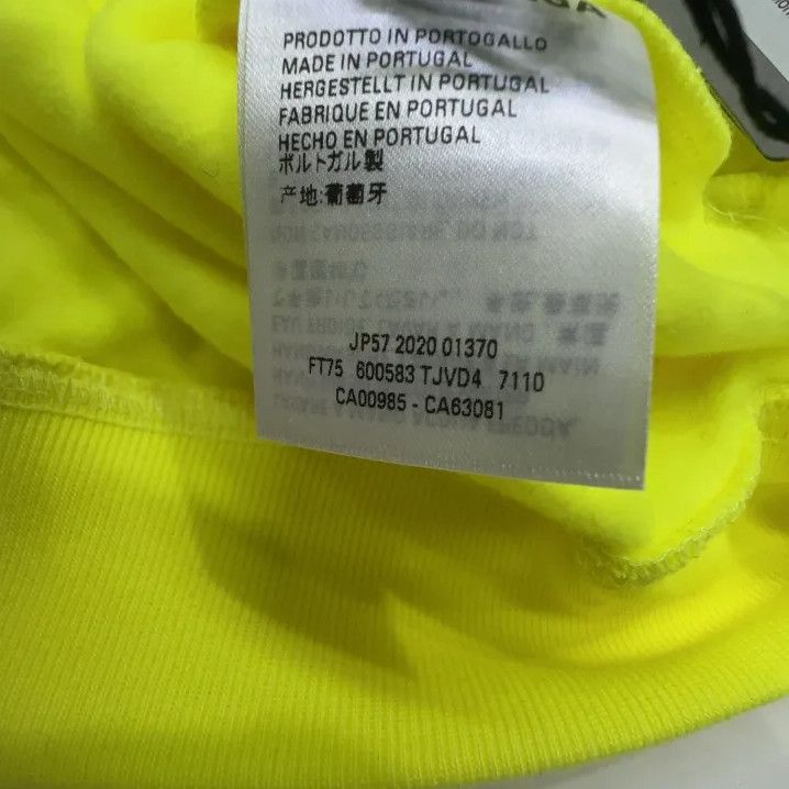 Balenciaga Balenciaga Neon Yellow Logo Long Sleeve Sweatshirt Size US M / EU 48-50 / 2 - 5 Thumbnail