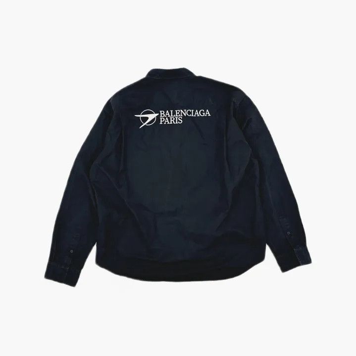 Balenciaga Balenciaga Black Button-Up Long Sleeve Shirt Size US M / EU 48-50 / 2 - 3 Thumbnail