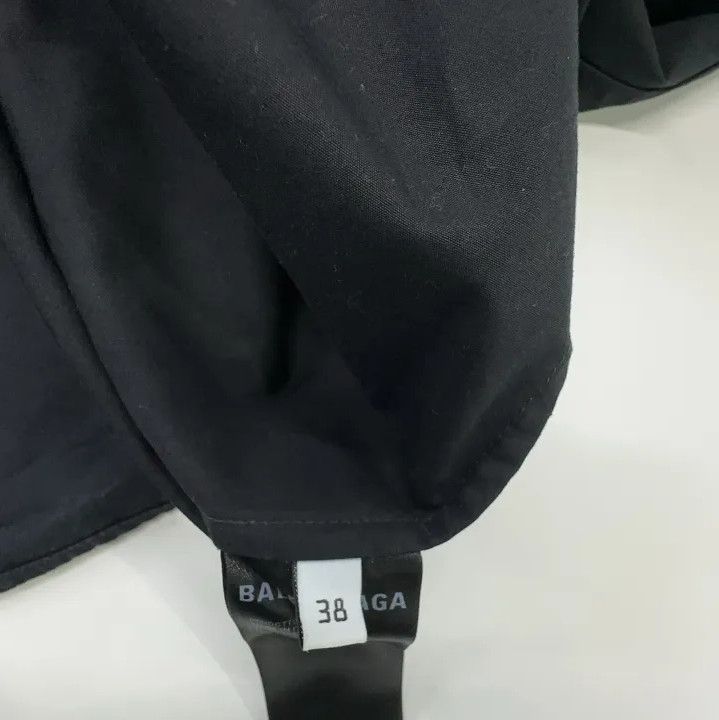 Balenciaga Balenciaga Black Button-Up Long Sleeve Shirt Size US M / EU 48-50 / 2 - 5 Thumbnail