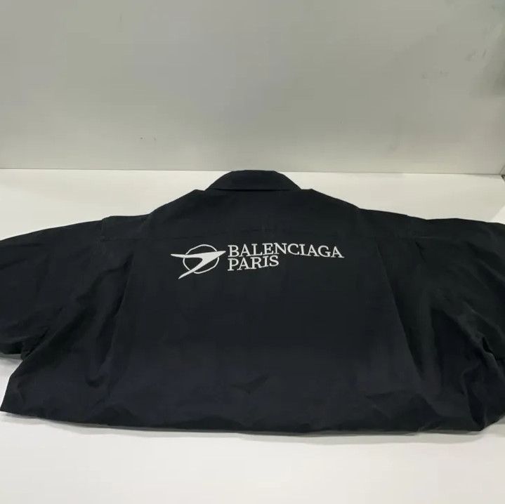 Balenciaga Balenciaga Black Button-Up Long Sleeve Shirt Size US M / EU 48-50 / 2 - 13 Thumbnail