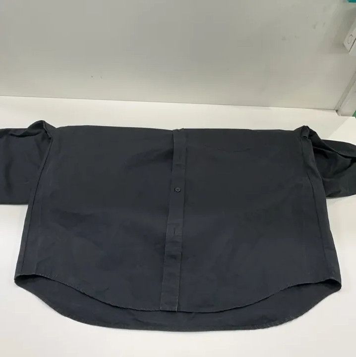 Balenciaga Balenciaga Black Button-Up Long Sleeve Shirt Size US M / EU 48-50 / 2 - 9 Thumbnail
