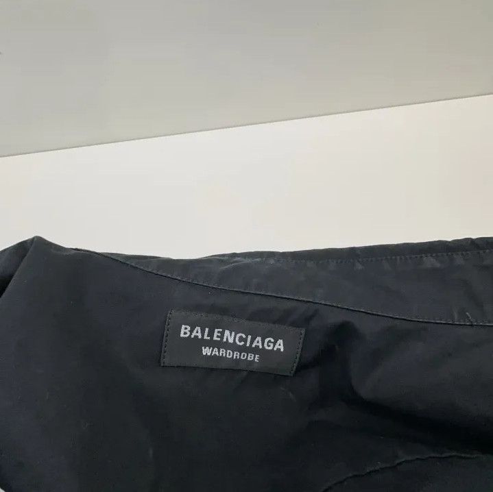 Balenciaga Balenciaga Black Button-Up Long Sleeve Shirt Size US M / EU 48-50 / 2 - 6 Thumbnail