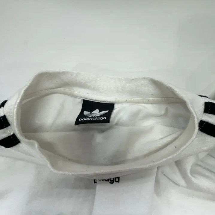 Balenciaga Balenciaga x Adidas Originals Logo Long Sleeve T-Shirt Size US M / EU 48-50 / 2 - 7 Thumbnail