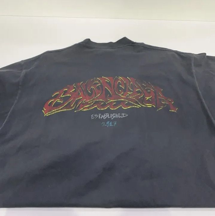 Balenciaga Balenciaga Offshore Graphic Short Sleeve T-shirt Size US M / EU 48-50 / 2 - 14 Thumbnail