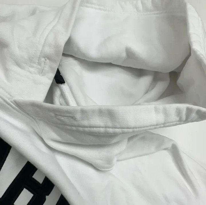 Balenciaga Balenciaga White Paris Logo Hooded Sweatshirt Size US M / EU 48-50 / 2 - 11 Thumbnail