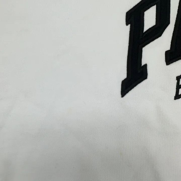 Balenciaga Balenciaga White Paris Logo Hooded Sweatshirt Size US M / EU 48-50 / 2 - 16 Thumbnail
