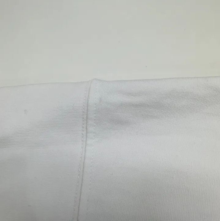 Balenciaga Balenciaga White Paris Logo Hooded Sweatshirt Size US M / EU 48-50 / 2 - 14 Thumbnail