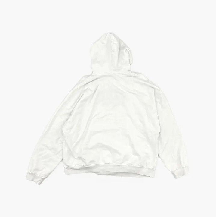 Balenciaga Balenciaga White Paris Logo Hooded Sweatshirt Size US M / EU 48-50 / 2 - 3 Thumbnail