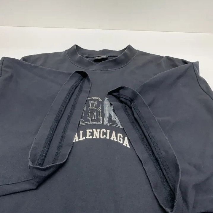 Balenciaga Balenciaga SS23 Black Logo T-Shirt for Men Size US M / EU 48-50 / 2 - 12 Thumbnail