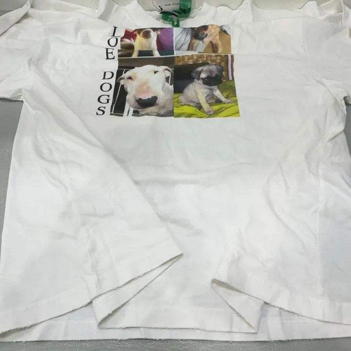 Balenciaga Balenciaga I Love Dogs Graphic Tee for Couples Size US L / EU 52-54 / 3 - 8 Thumbnail
