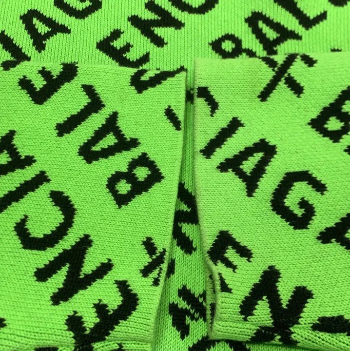 Balenciaga Balenciaga SS21 Logo Long Sleeve Knit Sweater Size US S / EU 44-46 / 1 - 7 Thumbnail