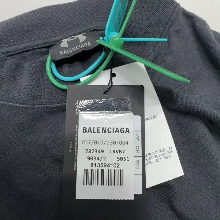 Balenciaga Balenciaga x Under Armour Logo Print T-Shirt Size US S / EU 44-46 / 1 - 3 Thumbnail
