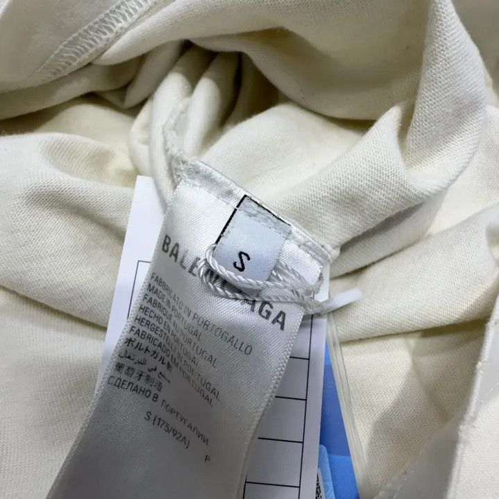 Balenciaga Balenciaga SS23 Graphic Print White T-Shirt Size US S / EU 44-46 / 1 - 4 Thumbnail