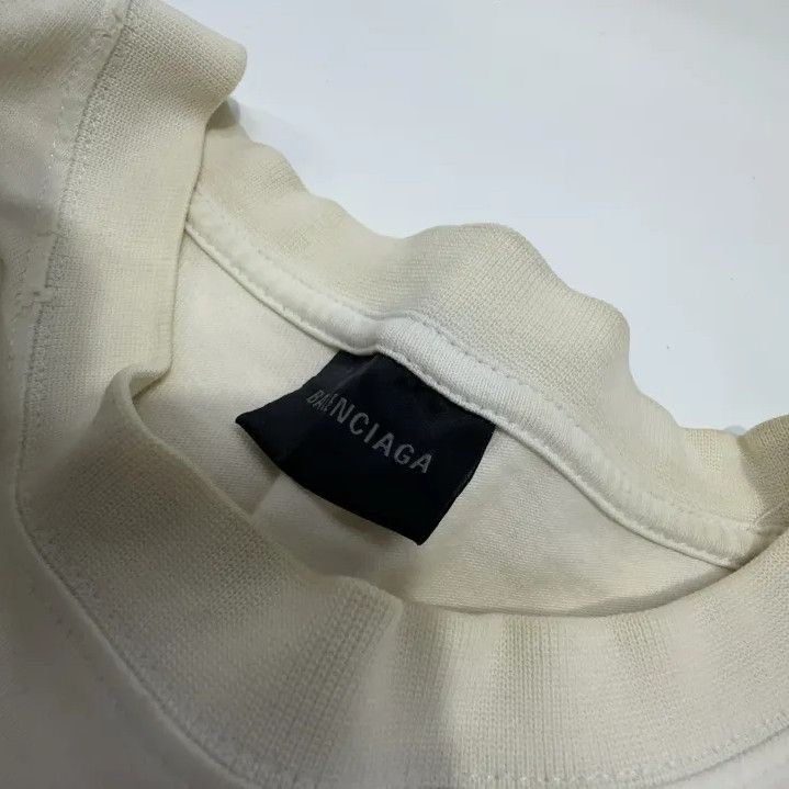 Balenciaga Balenciaga SS23 Graphic Print White T-Shirt Size US S / EU 44-46 / 1 - 6 Thumbnail