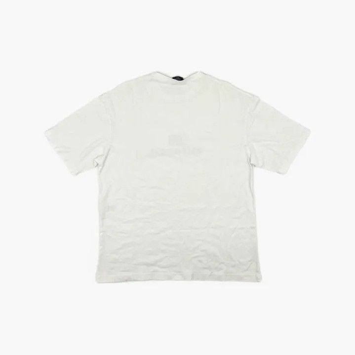 Balenciaga Balenciaga Logo Print White Short Sleeve T-Shirt Size US L / EU 52-54 / 3 - 3 Thumbnail