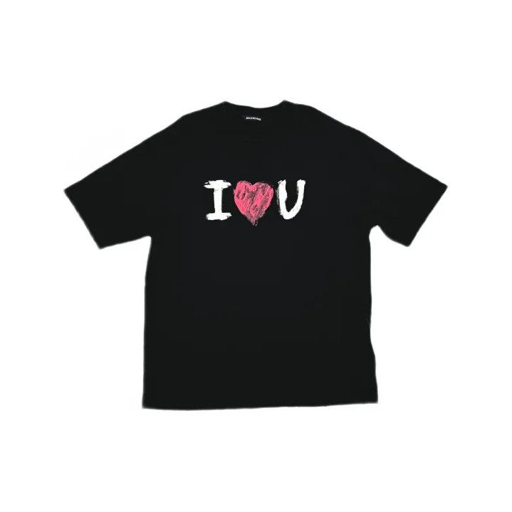 Balenciaga Balenciaga I Love U Graphic T-Shirt for Men Size US S / EU 44-46 / 1 - 2 Thumbnail