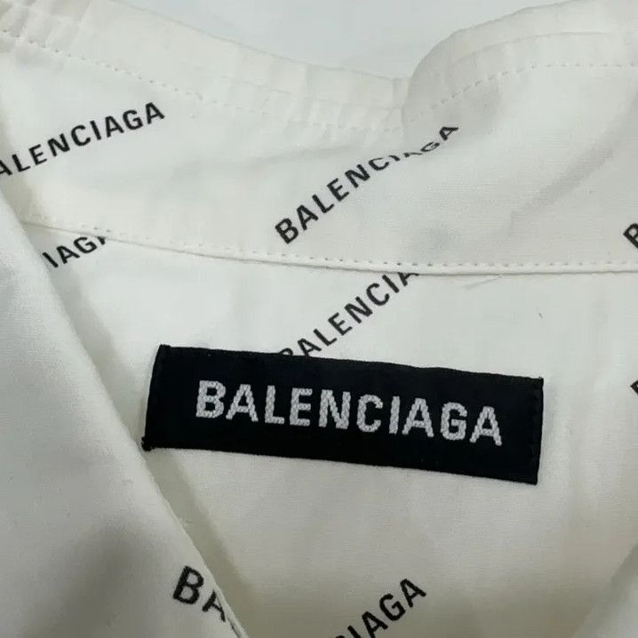 Balenciaga Balenciaga Casual Logo Long Sleeve Shirt Size US M / EU 48-50 / 2 - 6 Thumbnail