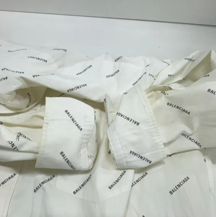Balenciaga Balenciaga Casual Logo Long Sleeve Shirt Size US M / EU 48-50 / 2 - 10 Thumbnail