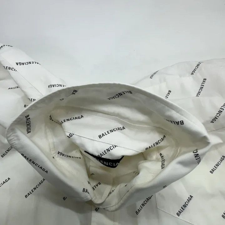 Balenciaga Balenciaga Casual Logo Long Sleeve Shirt Size US M / EU 48-50 / 2 - 7 Thumbnail