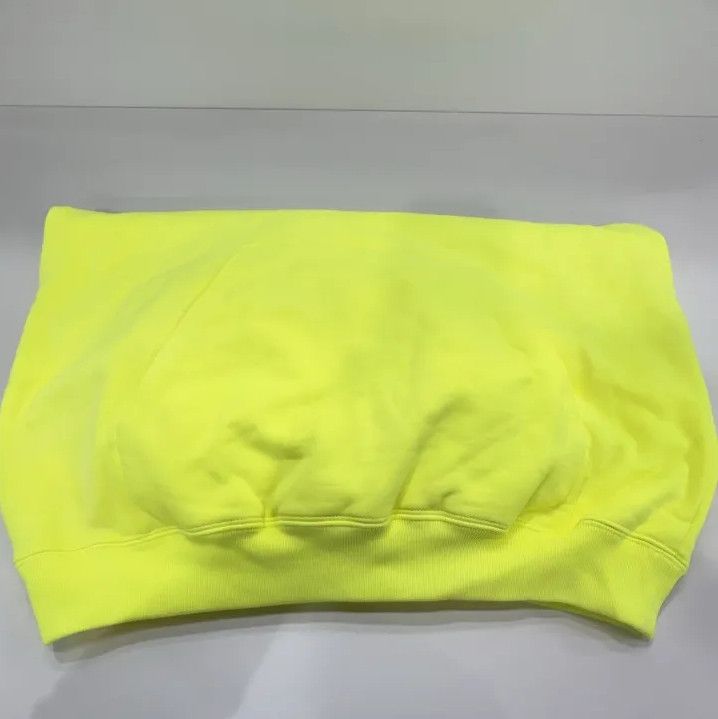 Balenciaga Balenciaga Crew Neon Yellow Hoodie for Men Size US XXS / EU 40 - 8 Thumbnail