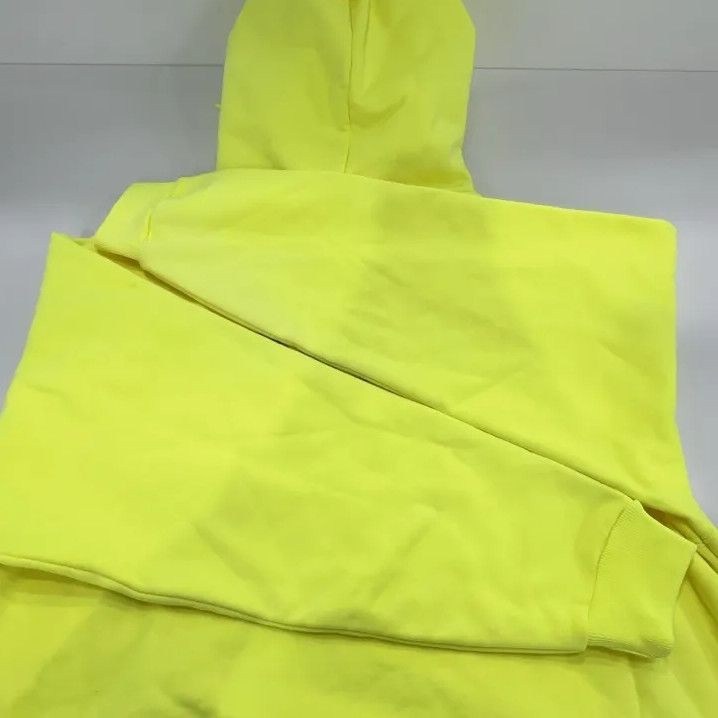 Balenciaga Balenciaga Crew Neon Yellow Hoodie for Men Size US XXS / EU 40 - 9 Thumbnail