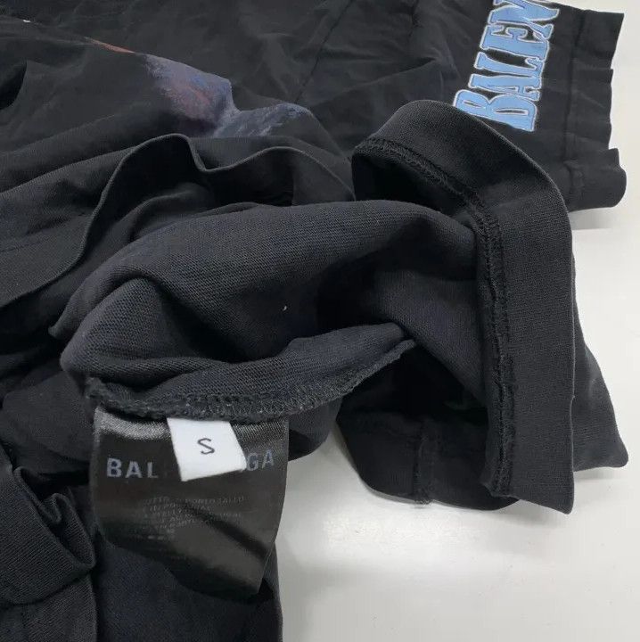 Balenciaga Balenciaga Black Short Sleeve T-Shirt with Print Size US S / EU 44-46 / 1 - 4 Thumbnail