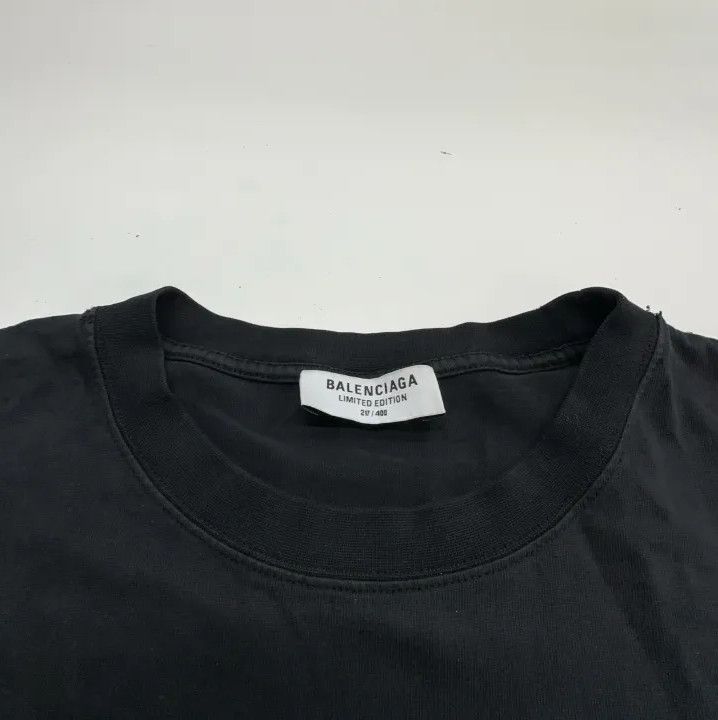 Balenciaga Balenciaga Black Short Sleeve T-Shirt with Print Size US S / EU 44-46 / 1 - 7 Thumbnail