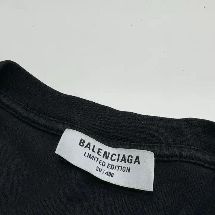 Balenciaga Balenciaga Black Short Sleeve T-Shirt with Print Size US S / EU 44-46 / 1 - 6 Thumbnail