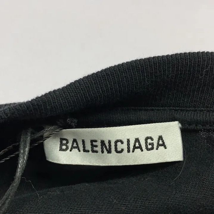 Balenciaga Balenciaga Black and White Logo Sweatshirt Size US M / EU 48-50 / 2 - 6 Thumbnail
