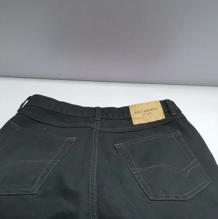 Balenciaga Balenciaga FW22 High-Waist Black Denim Pants Size US 30 / EU 46 - 7 Thumbnail