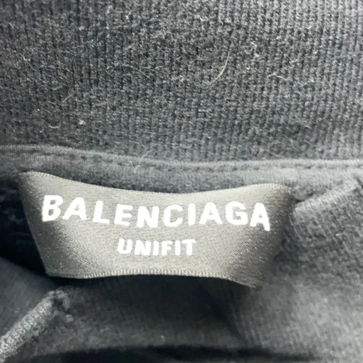 Balenciaga Balenciaga Black Graphic Crewneck Sweatshirt Size US XS / EU 42 / 0 - 7 Thumbnail
