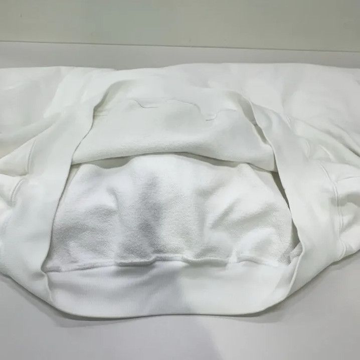 Balenciaga Balenciaga White Long Sleeve Hoodie with Torch Print Size US XS / EU 42 / 0 - 11 Thumbnail