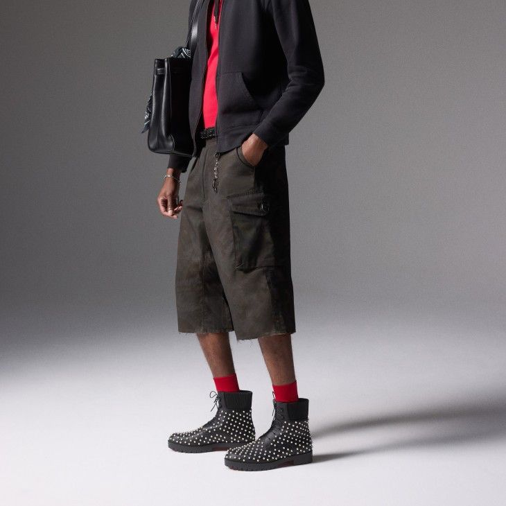 Christian Louboutin trapman tct 2 perles Size US 8 / EU 41 - 2 Thumbnail